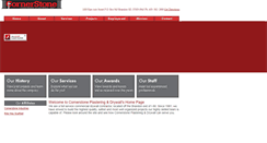 Desktop Screenshot of cornerstoneplastering.com